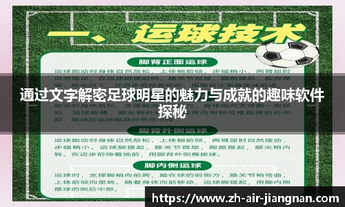 通过文字解密足球明星的魅力与成就的趣味软件探秘